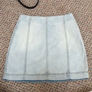 Wild Fable Light Blue Mini Skirt
